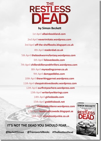 The Restless Dead blog tour banner