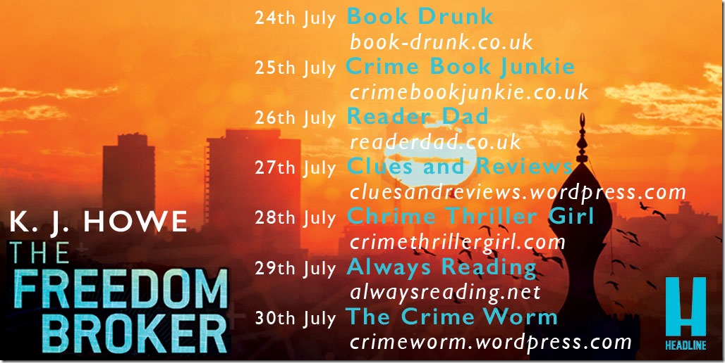 The Freedom Broker blog tour graphic